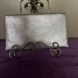 Elegant Silver Clutch